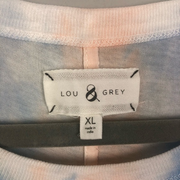 NWT Lou & Grey blue and pink tie-dye muscle tank - Picture 3 of 7